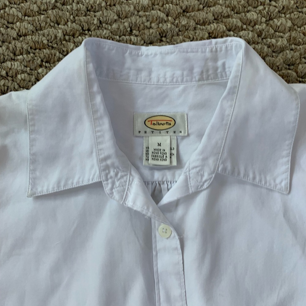 Talbots Button Down Blouse - image 1